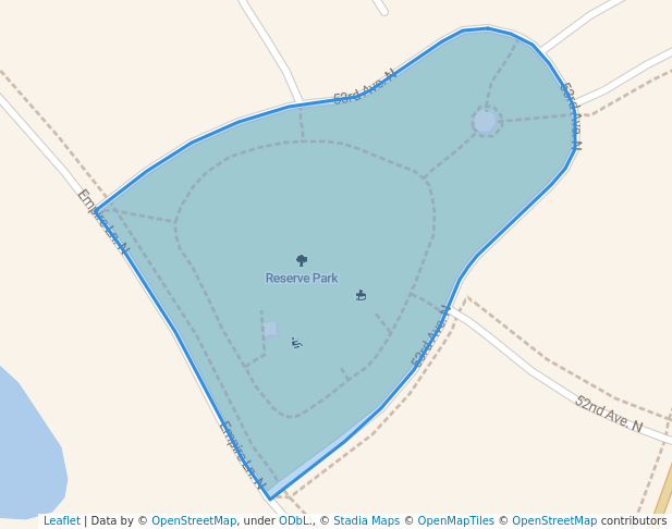 walking in Reserve Park map in Plymouth