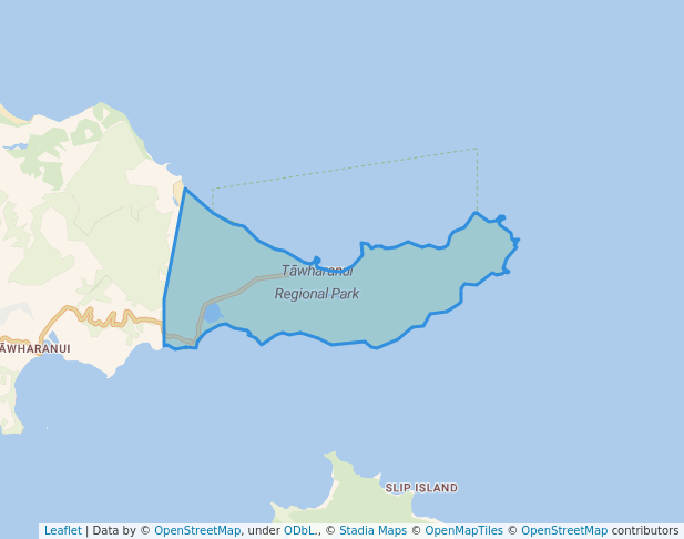 walking in Tāwharanui Regional Park map in Warkworth