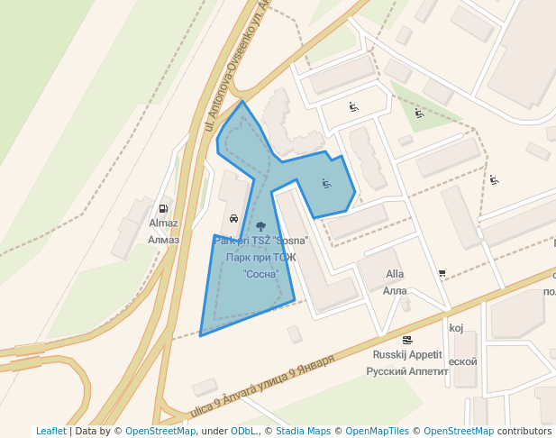 Парк при ТСЖ "Сосна"