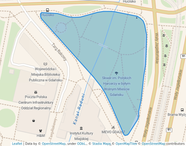 Skwer im. Polskich Harcerzy w byłym Wolnym Mieście Gdańsku