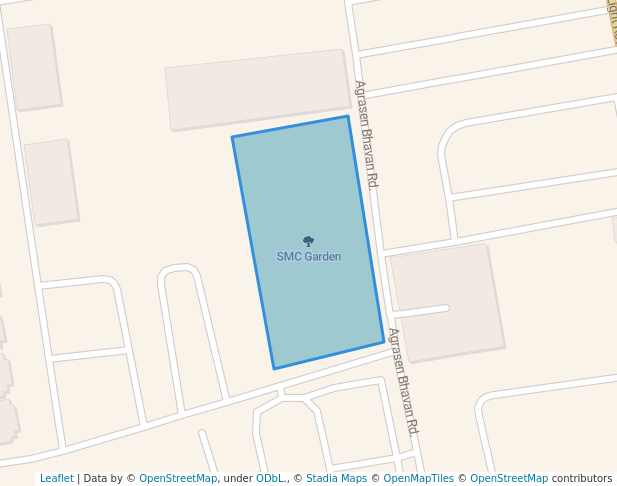 walking in SMC Garden map in Surat