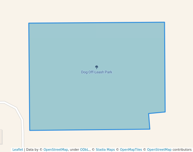 walking in Dog Off-Leash Park map in Camrose