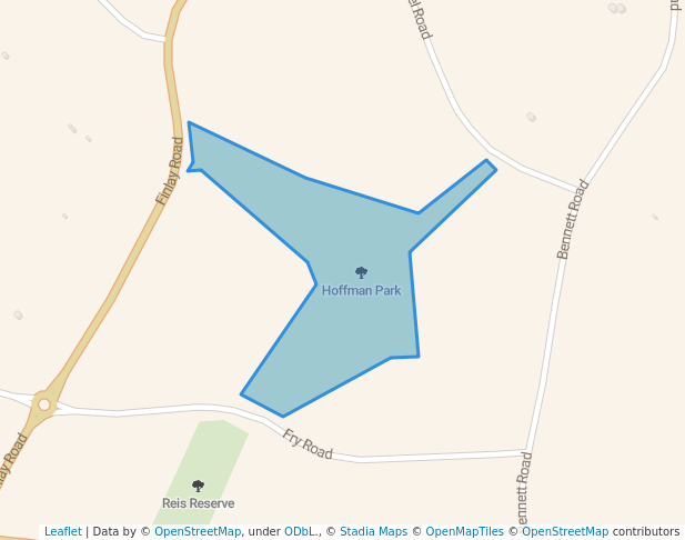 walking in Hoffman Park map in Thurgoona