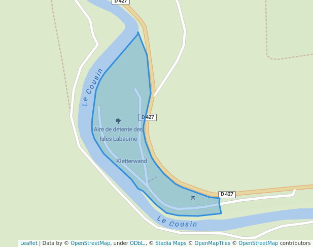 Aire de détente des Isles Labaume