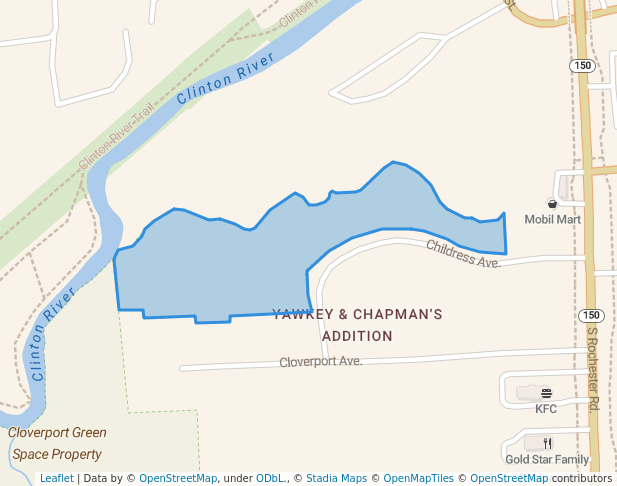 walking in Childress Green Space Property map in Rochester Hills