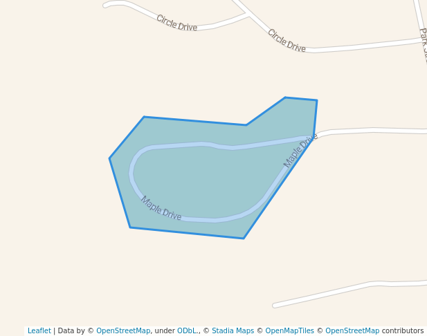 walking in Cumberland Bowl Park map in Jonesville