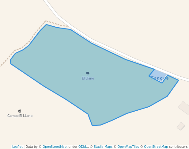 walking in El Llano map in San Antonio Huista