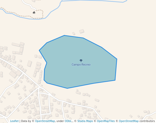 walking in Campo Recreo map in San Antonio Huista