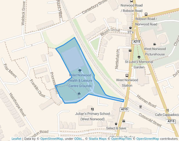 West Norwood Health & Leisure Centre Grounds