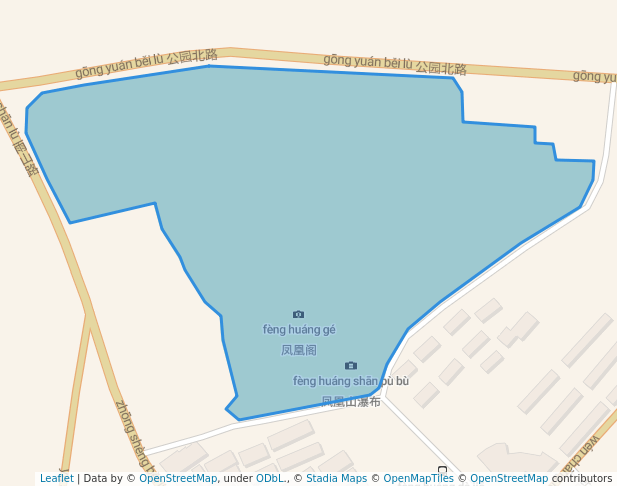 walking in 凤凰山公园 map in Nan Jing Shi