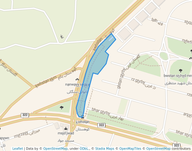 بوستان گذر سبز کوهستان