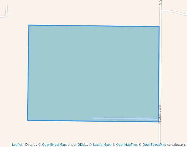 walking in Prairie Park map in Canton