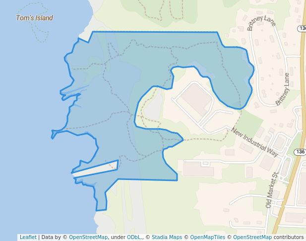 walking in Haile Farm Preserve map in Warren