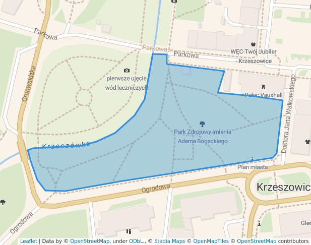 Park Zdrojowy imienia Adama Bogackiego