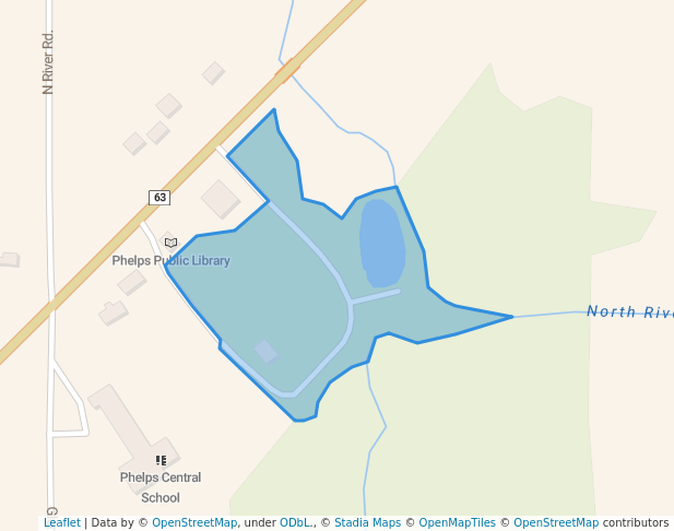 walking in Phelps Memorial Park map in Redbridge