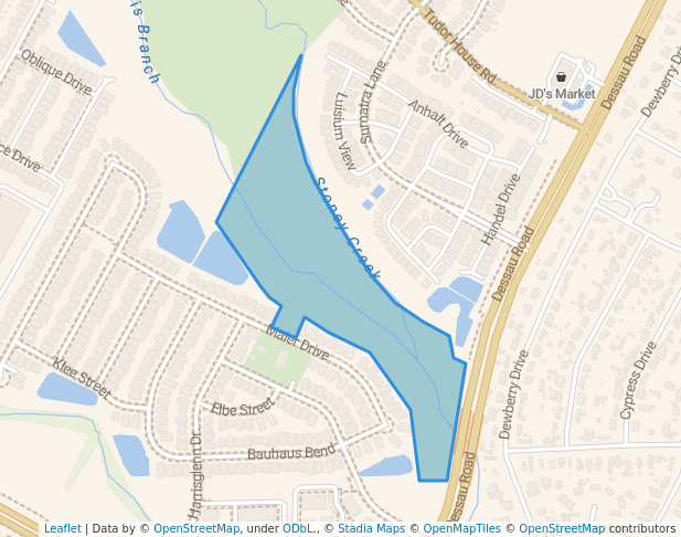Janet Long Fish Park at Harris Branch Greenbelt
