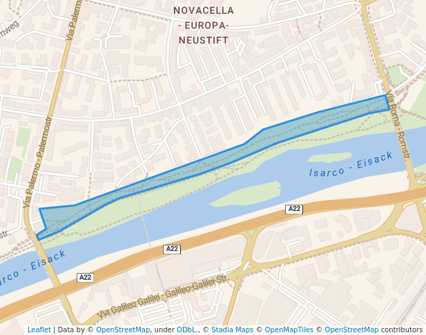 Passegiata Lungo Isarco - Eisackufer Promenade