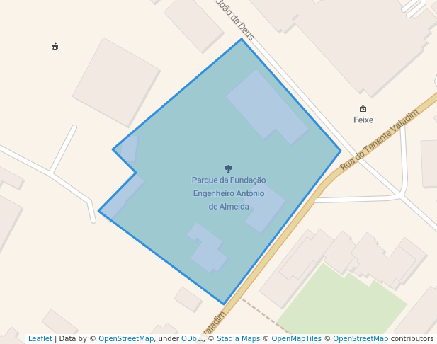 walking in Parque da Fundação Engenheiro António de Almeida map in Porto