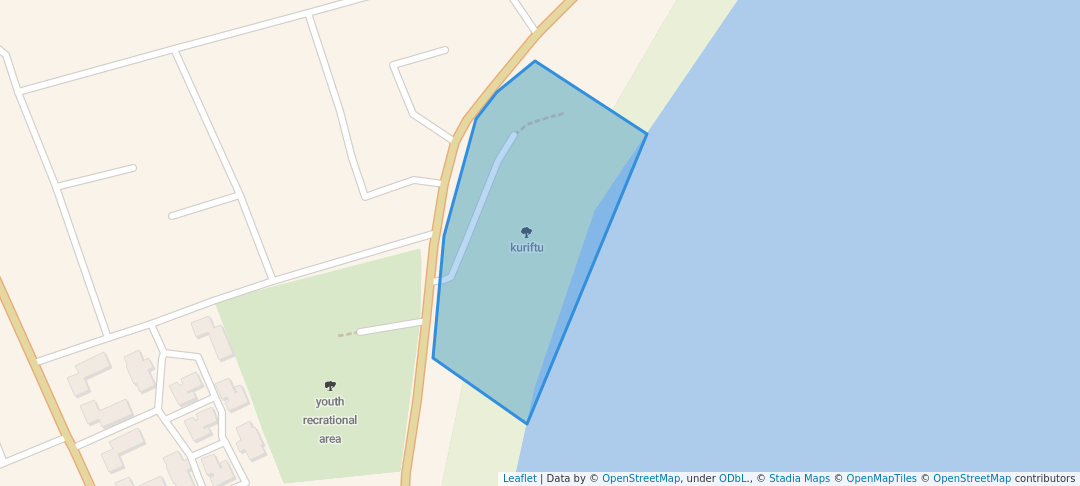 walking in kuriftu map in Bishoftu