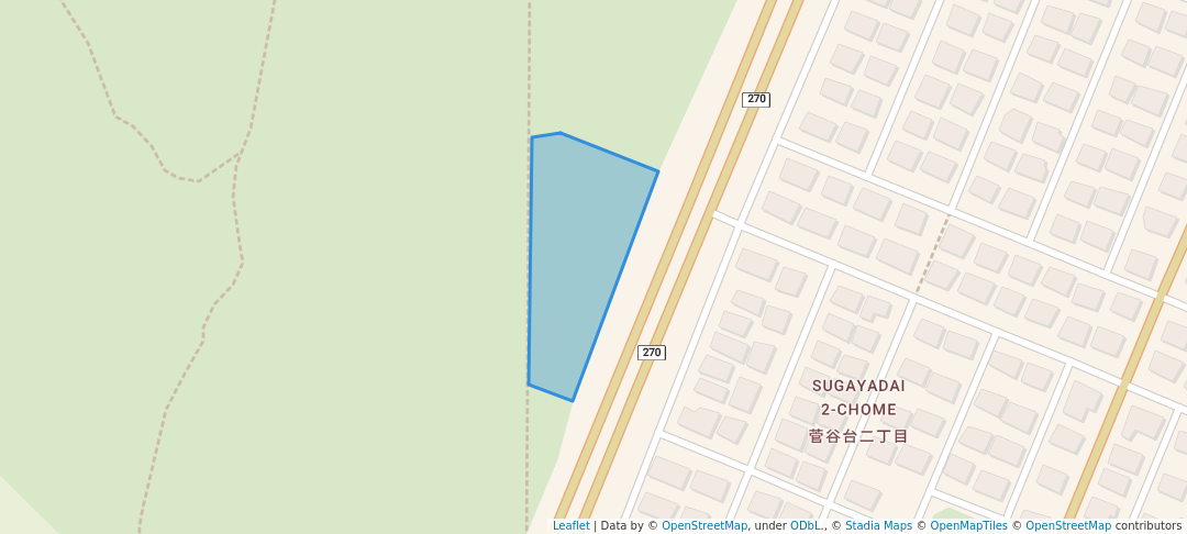 walking in 集いの広場 map in Rifu