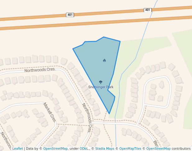 walking in Snetsinger Park map in Cornwall