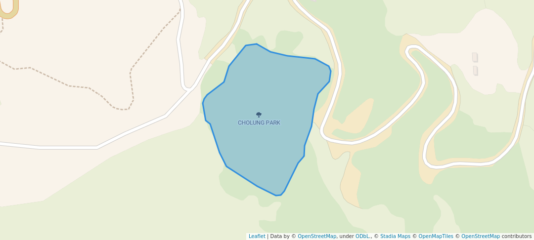 walking in CHOLUNG PARK map in Tamaphok