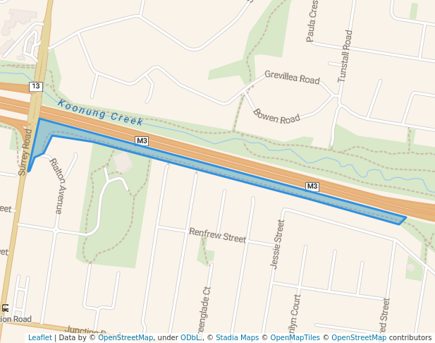 Eastern Freeway Linear Reserve
