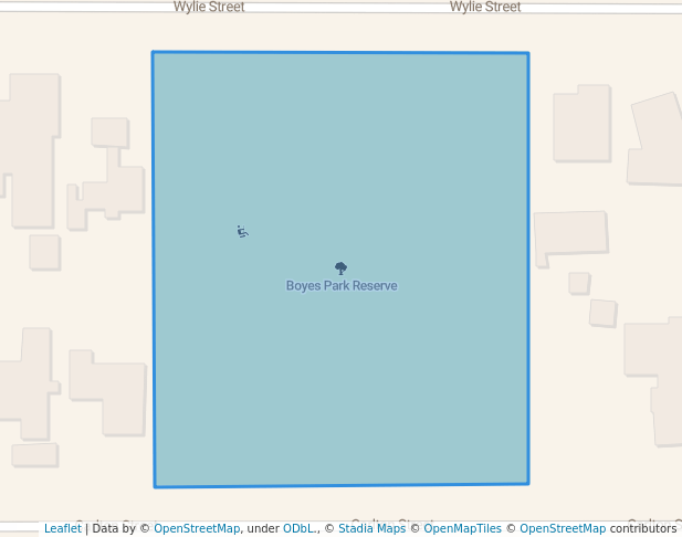 walking in Boyes Park Reserve map in Rotorua