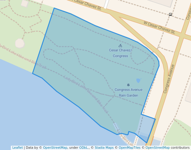 Roberta Crenshaw Overlook at Shoal Beach at Town Lake Metro Park