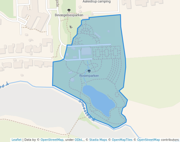 Rosenparken in Aalestrup | Map and Routes