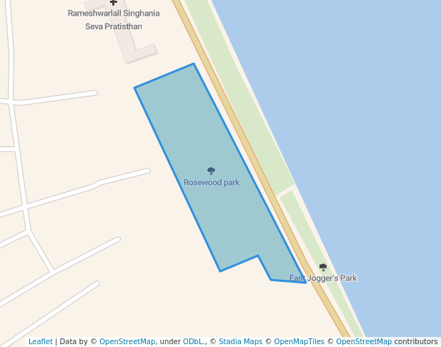 walking in Rosewood park map in Purulia