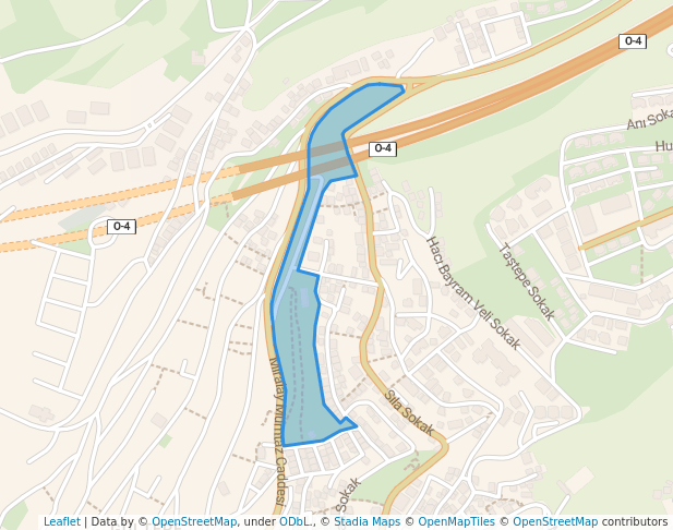 walking in Miralay Mümtaz Rekreasyon Alanı map in İzmit