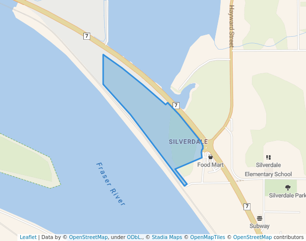 walking in Genstar Wetlands Conservation Area map in Mission