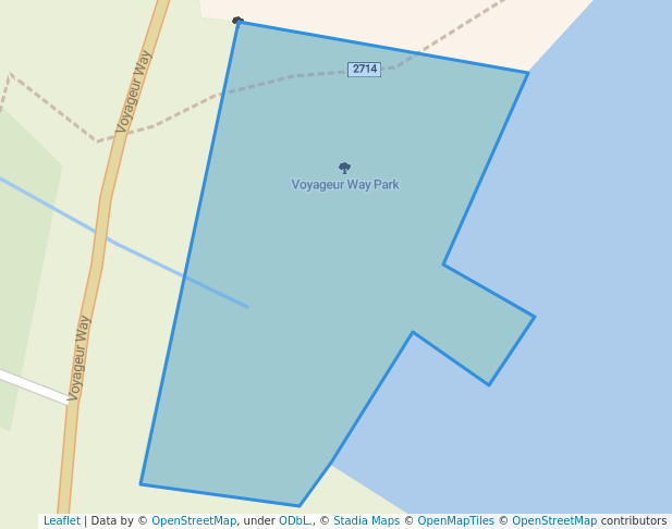 walking in Voyageur Way Park map in Hammonds Plains