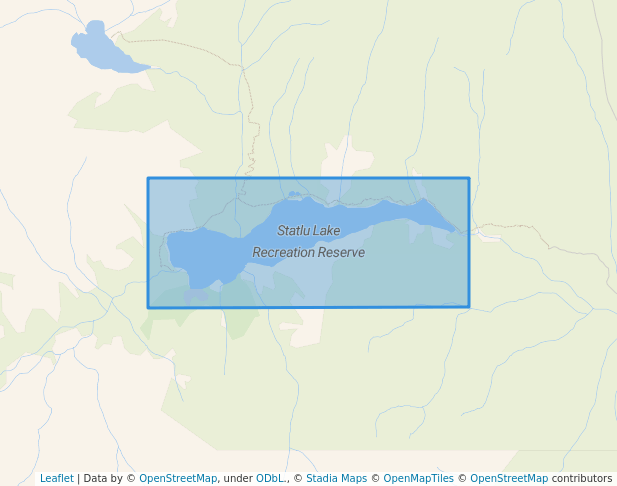 walking in Statlu Lake Recreation Reserve map in Harrison Mills