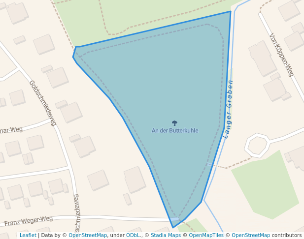 walking in An der Butterkuhle map in Soest