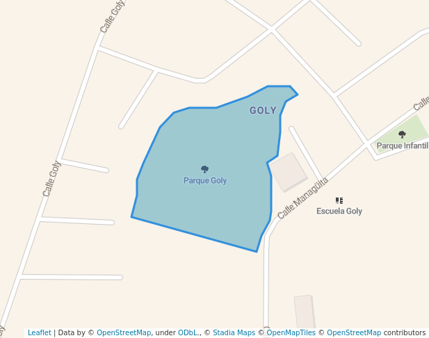 Parque Goly in Matina | Map and Routes