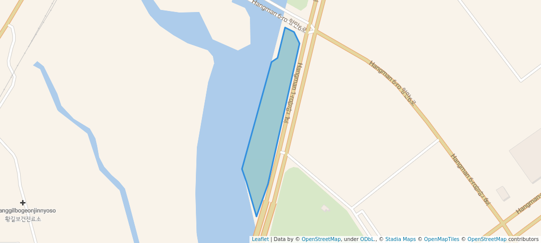 walking in 공원 map in Gwangyang-si