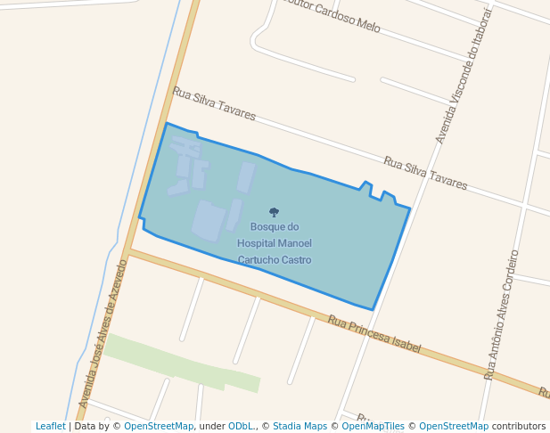 Bosque do Hospital Manoel Cartucho Castro