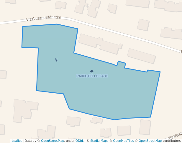 walking in PARCO DELLE FIABE map in Travedona Monate