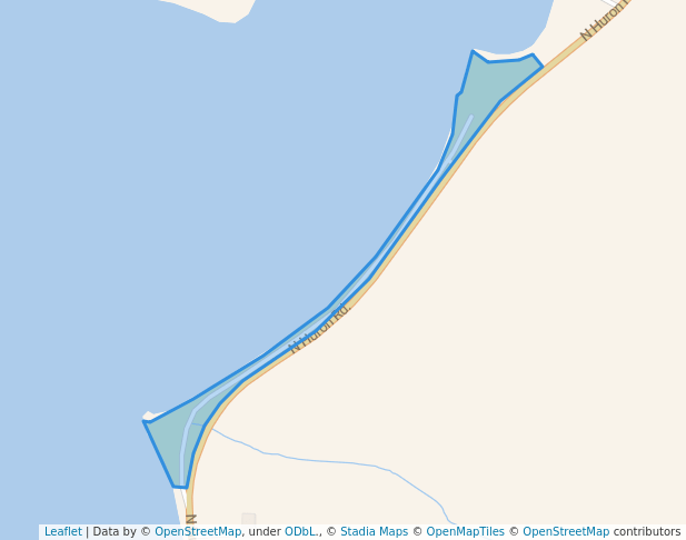 walking in Five Island Lake City Park map in Emmetsburg