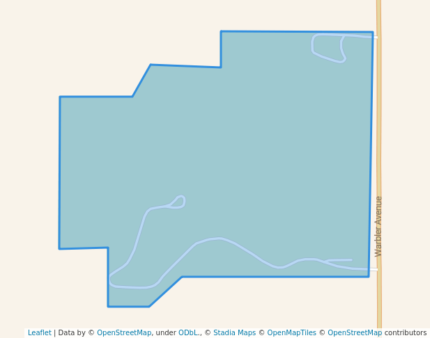 walking in Dog Creek County Park map in Sutherland