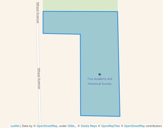 walking in Troy Academy and Historical Society map in Bloomfield