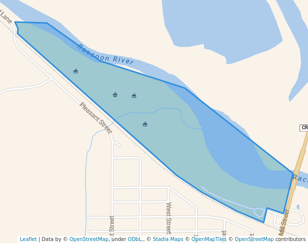 walking in Van Meter Recreation Complex map in Van Meter