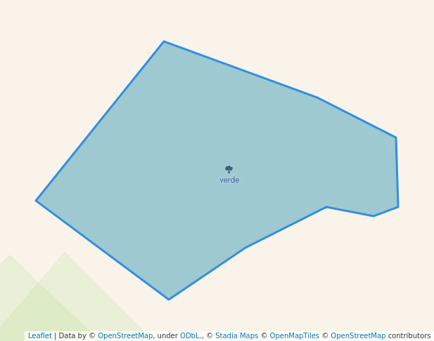 walking in verde map in Minga Guazú