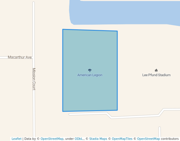 walking in American Legion map in Winfield