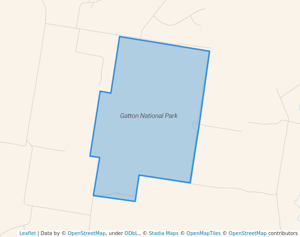 walking in Gatton National Park map in Adare