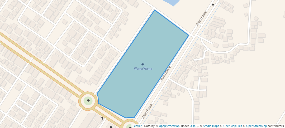 walking in Warna Warna map in Medan