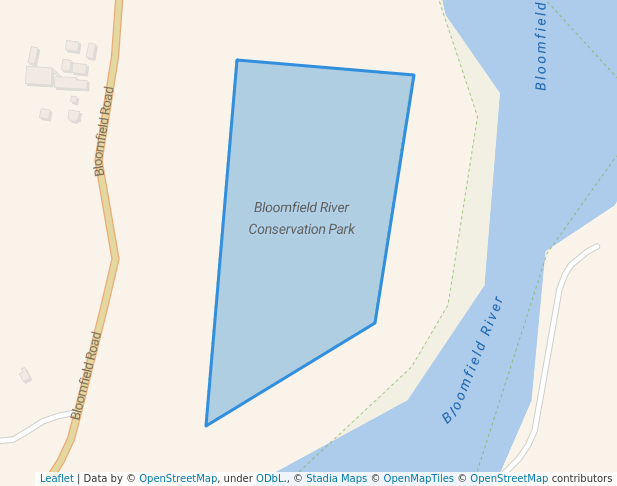 walking in Bloomfield River Conservation Park map in Degarra