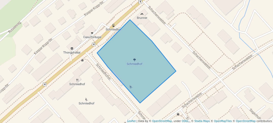 walking in Schmiedhof map in Ebikon